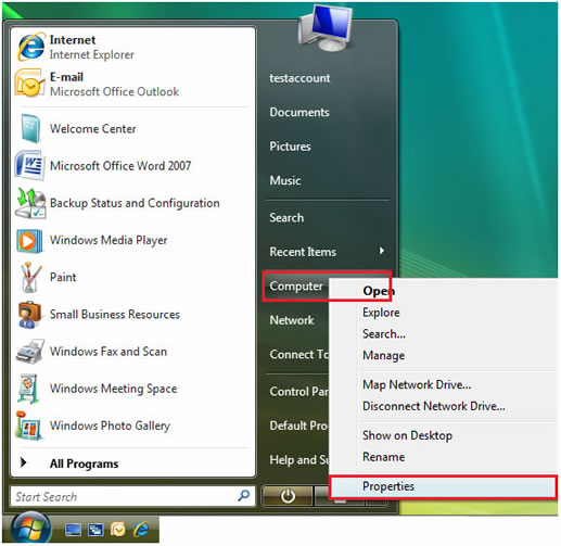 Remote Desktop To Vista Pc